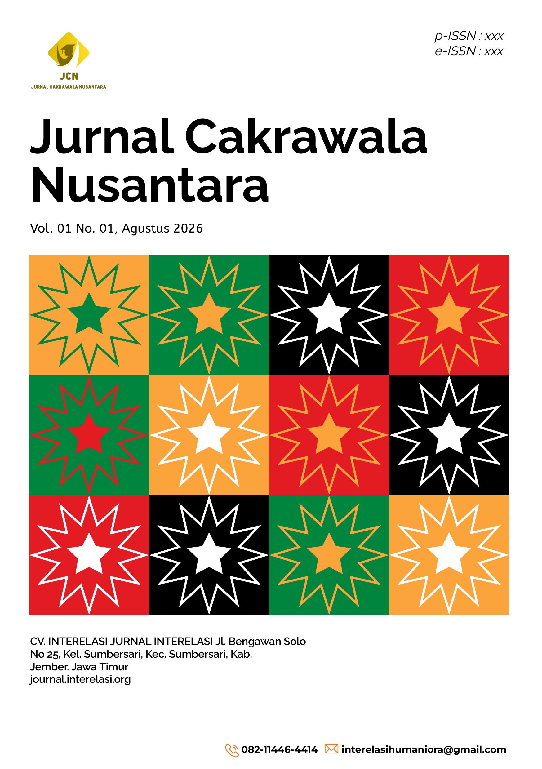 					View Vol. 1 No. 1 (2026): JCN - Jurnal Pengabdian Masyarakat - Agustus
				